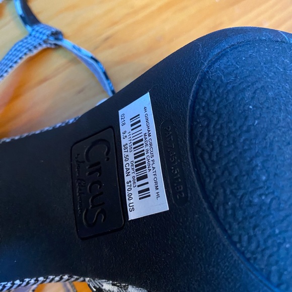 🍒 Circus by Sam Edelman/Torrid Gingham Nicolette Platform Heels - Picture 6 of 8